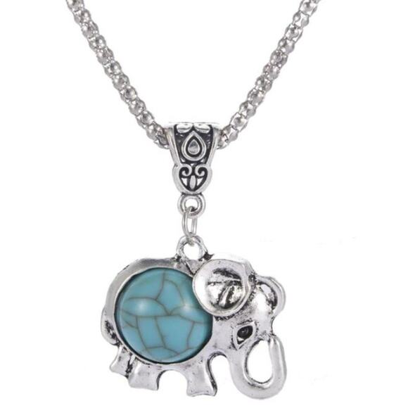 Good Luck Elephant Necklace Boho - Picture 1 of 3